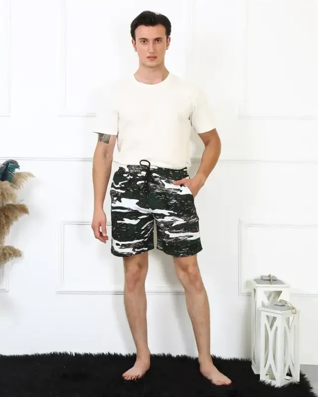 Akbeniz Men's Lacoste Black Shorts 27487 - 2