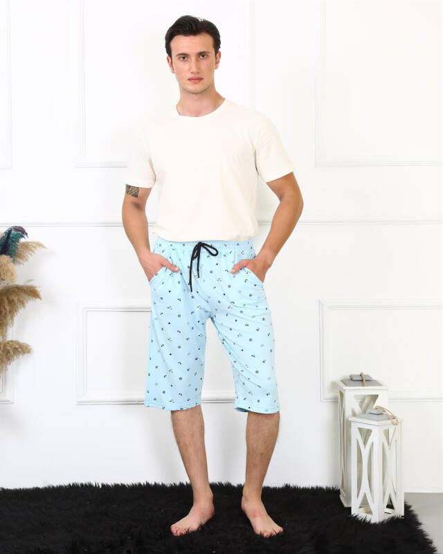 Akbeniz Men's Lacoste Light Blue Capri 27481 - 1