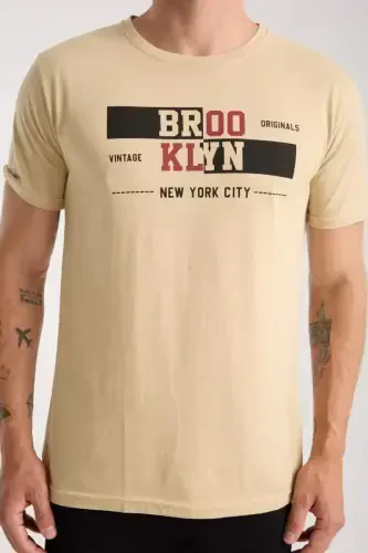 Akbeniz Men's Light Skin Tone Short Sleeve Pajama Set - 14