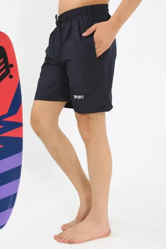 Akbeniz Men's Navy Blue Sea Shorts 27485 - 4