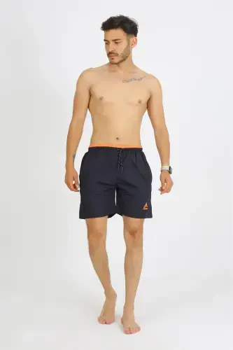 Akbeniz Men's Navy Blue Sea Shorts 27485 - 6