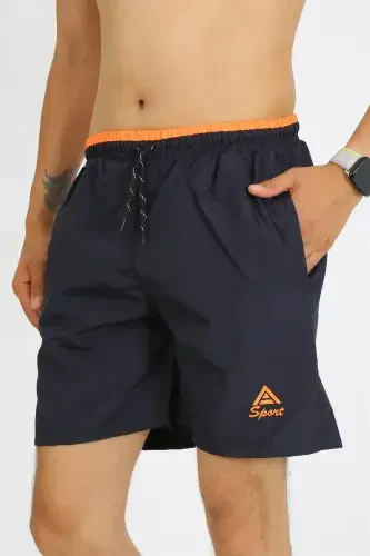 Akbeniz Men's Navy Blue Sea Shorts 27485 - 9
