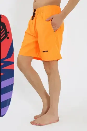 Akbeniz Men's Orange Swim Shorts 27485 - 2