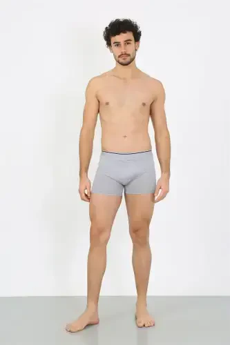 Akbeniz Men's Plus Size Cotton Lycra Boxer Gray 40134 - AKBENIZ (1)