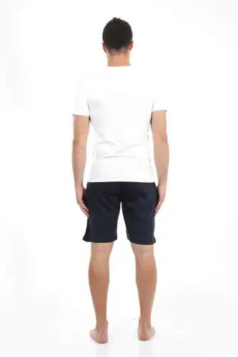 Akbeniz Men's Pocketed Cotton Shorts 27207 - AKBENIZ (1)