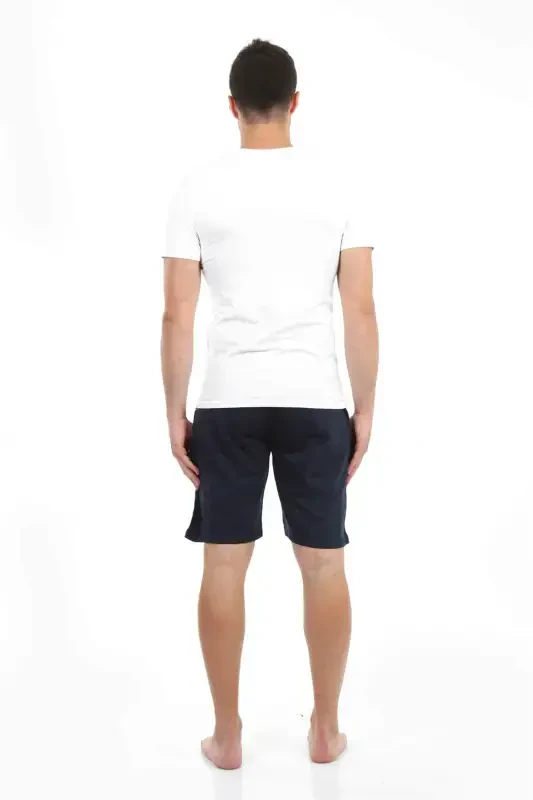 Akbeniz Men's Pocketed Cotton Shorts 27207 - 2