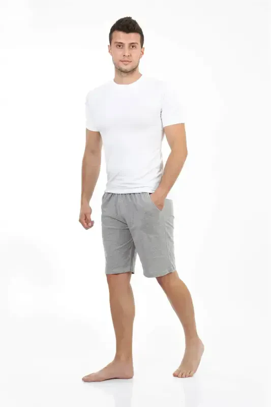 Akbeniz Men's Pocketed Cotton Shorts 27210 - 2
