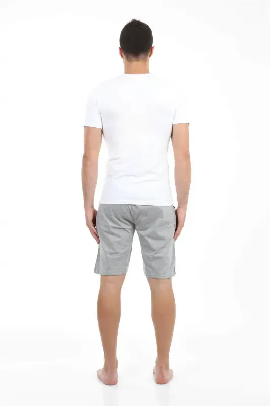 Akbeniz Men's Pocketed Cotton Shorts 27210 - 3