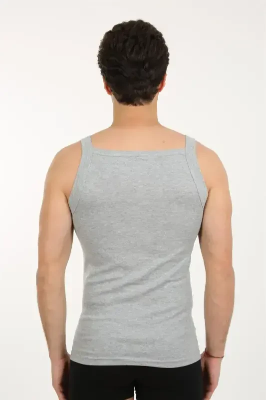 Akbeniz Men's Thick Strap Lycra Undershirt 21002 - 3