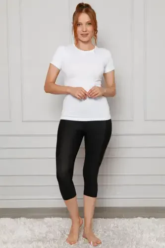 Akbeniz Microfiber Capri Tights 5864 - 1