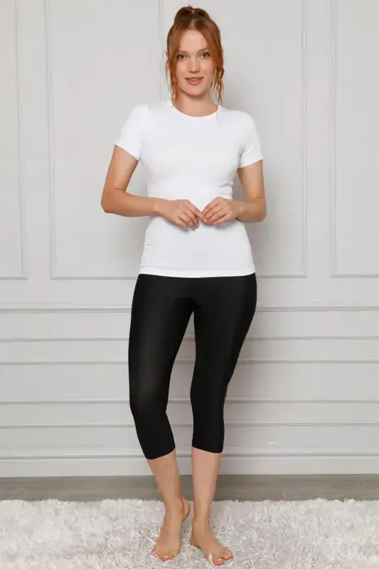 Akbeniz Microfiber Capri Tights 5864 - 1