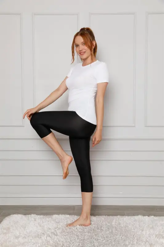 Akbeniz Microfiber Capri Tights 5864 - 3