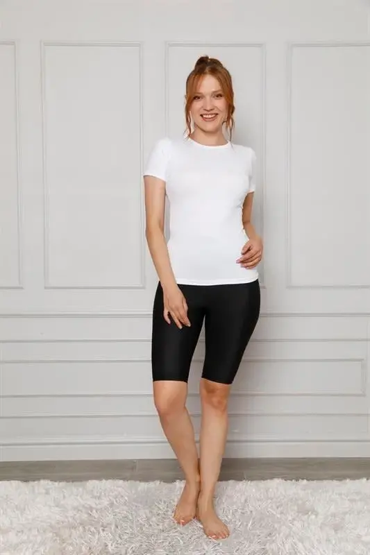 Akbeniz Microfiber Diz Üstü Tayt 5867 - 1