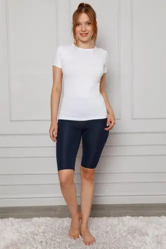 Акбениз Microfiber Diz Üstü Tayt 5869 - 1