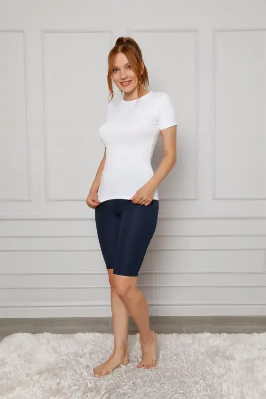 Akbeniz Microfiber Tizza ustidagi tayt 5869 - 2