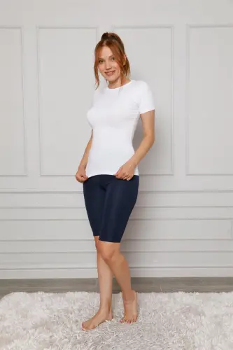 Akbeniz Microfiber Tizza ustidagi tayt 5869 - 2