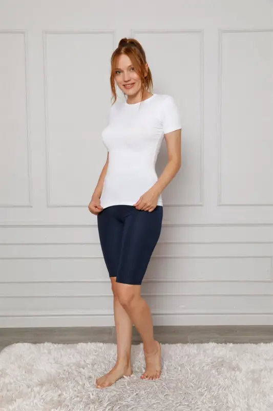 Akbeniz Microfiber Tizza ustidagi tayt 5869 - 2