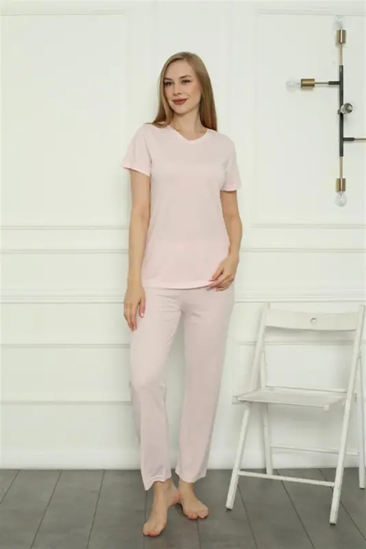 Akbeniz Mother Daughter Family Knit Pajamas Set Sold Separately. Prices are Different 50107 - 3