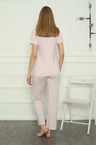 Akbeniz Mother Daughter Family Knit Pajamas Set Sold Separately. Prices are Different 50107 - 4