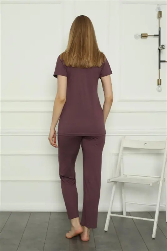 Akbeniz Mother Daughter Family Knitted Pajamas Set Sold Separately. Prices are Different 50106 - 4