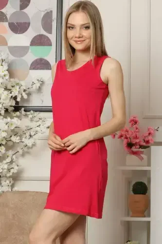 Акбениз Ночная рубашка из трикотажа на толстых бретелях 955 - 2