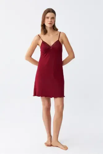 Акбениз ночная сорочка на тонких бретелях из трикотажа 367 - 3