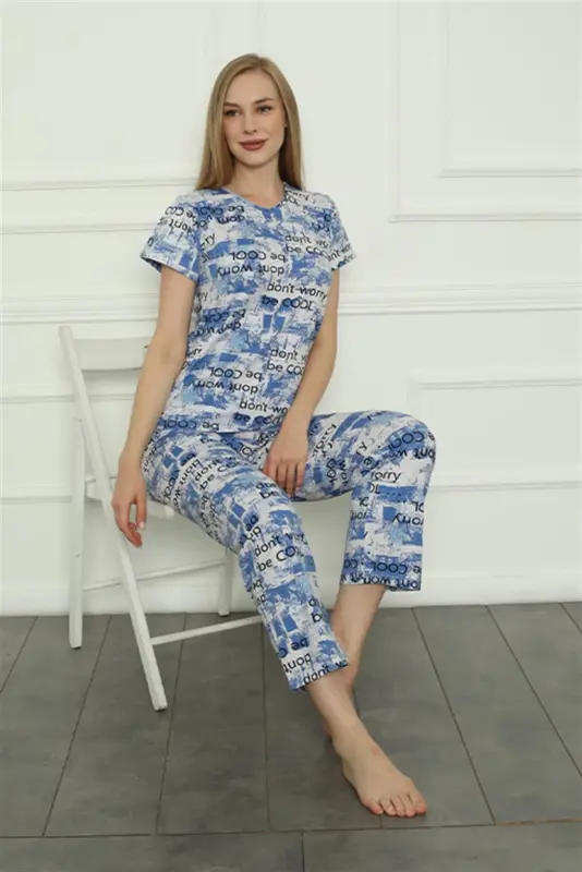 Akbeniz Ona Qiz Oila Penye Pijama Takımı Alohida Alohida Sotiladi. Narxlari Har xil 50104 - 3