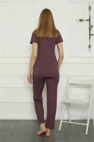 Akbeniz Ona Qiz Oilaviy Penye Pijama To'plami Alohida Alohida Sotiladi. Narxlari Har Xil 50106 - 4