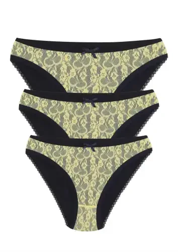 Akbeniz Paxtalik 3talik Trusik To'q ko'k 40258 - 1