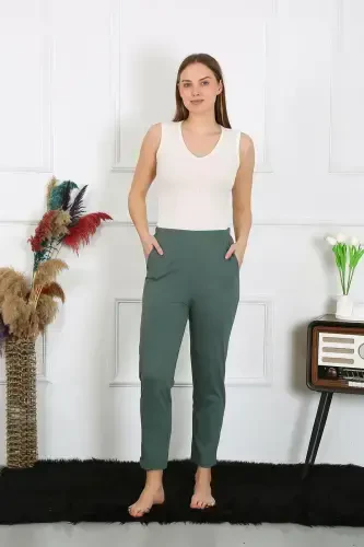 Akbeniz Paxtalik Hoki Yagona Pastki Pijama 27523 - 3