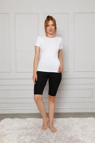 Akbeniz Penye Likrali Tizza Ustidagi Tayt 5876P - 1