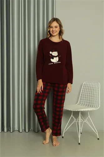 Akbeniz Welsoft ayollar uchun polyar Sevishganlar kombinatsiyasi piжаma to'plami 50120 Bir to'plamning narxi - 8