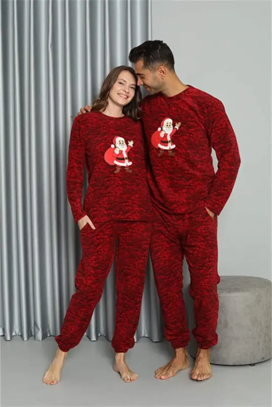 Akbeniz Welsoft Erkek Polar Sevgili Kombini Pijama Takımı 50124 Tek Takım Fiyatıdır - 3