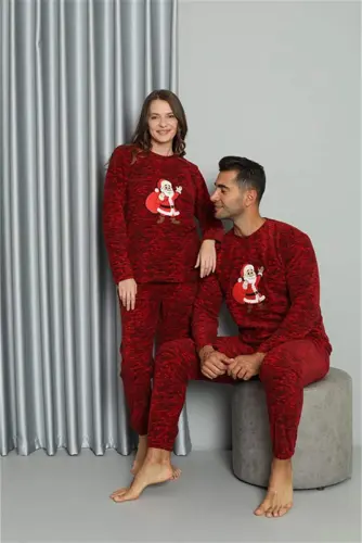 Akbeniz Welsoft Erkek Polar Sevgili Kombini Pijama Takımı 50124 Tek Takım Fiyatıdır - 4