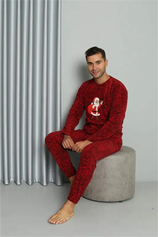 Akbeniz Welsoft Erkek Polar Sevgili Kombini Pijama Takımı 50124 Tek Takım Fiyatıdır - 7