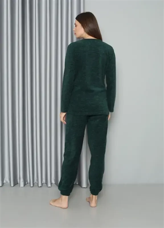 Akbeniz Welsoft Polar Ayollar Pijama To'plami 8516 - 2