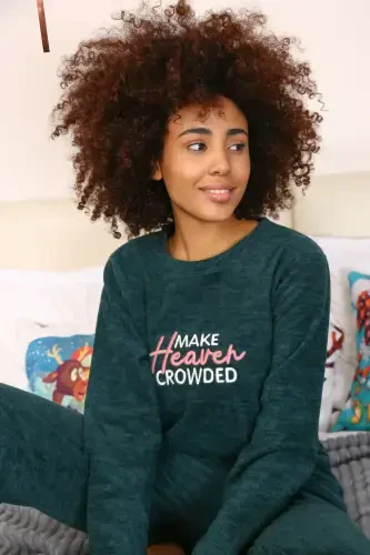 Akbeniz Welsoft Polar Ayollar Pijama To'plami 8516 - 6