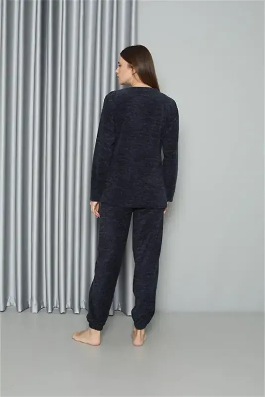 Akbeniz Welsoft Polar Ayollar Pijama To'plami 8517 - 9