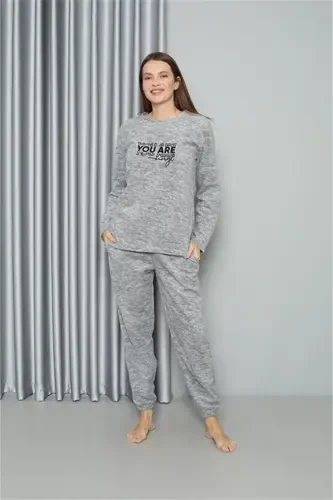Akbeniz Welsoft Polar Ayollar Pijama To'plami 8518 - 6