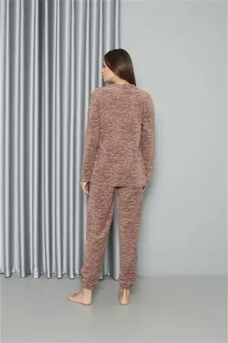 Akbeniz Welsoft Polar Ayollar Pijama To'plami 8519 - 7