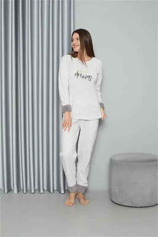 Akbeniz Welsoft Polar Kadın Pijama Takımı 8515 - 6