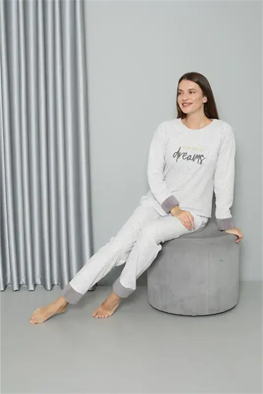 Akbeniz Welsoft Polar Kadın Pijama Takımı 8515 - 7