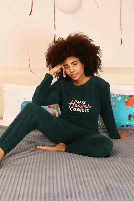 Akbeniz Welsoft Polar Kadın Pijama Takımı 8516 - 4