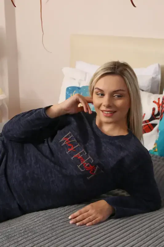 Akbeniz Welsoft Polar Kadın Pijama Takımı 8517 - 3