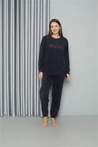 Akbeniz Welsoft Polar Kadın Pijama Takımı 8517 - 4