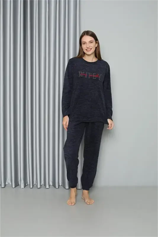 Akbeniz Welsoft Polar Kadın Pijama Takımı 8517 - 4
