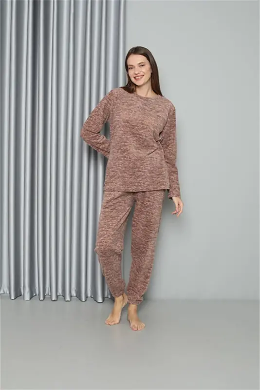Akbeniz Welsoft Polar Kadın Pijama Takımı 8519 - 5