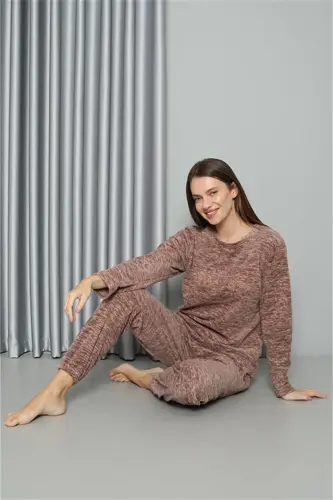 Akbeniz Welsoft Polar Kadın Pijama Takımı 8519 - 6