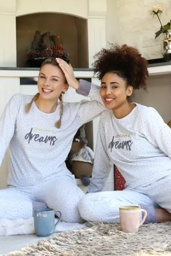 Akbeniz Welsoft Polar Women's Pajamas Set 8515 - AKBENIZ (1)