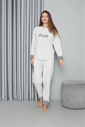 Akbeniz Welsoft Polar Women's Pajamas Set 8515 - 4